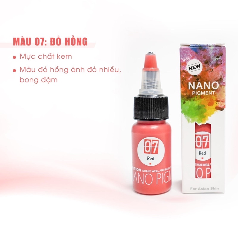 Mực Phun Mày Môi Nano Bella