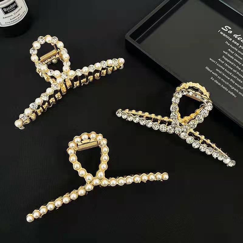 Kẹp tóc đính đá cao cấp dành cho nữ, sang sịn