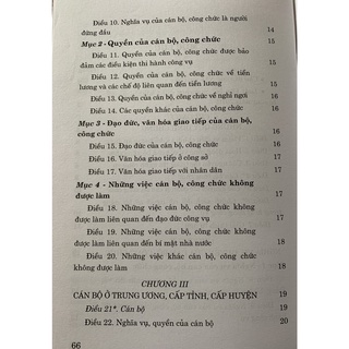 Sách-Luật Cán Bộ, Công Chức (Hiện Hành) (Sửa Đổi, Bổ Sung Năm 2019)