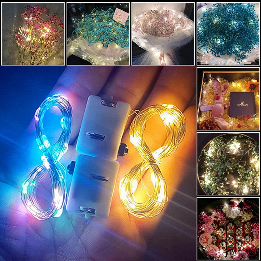 [Mã Cls2404A Giảm 30K Đơn 150K] Dây Đèn Led Trang Trí Chống Thấm Nước 1M/ 2M