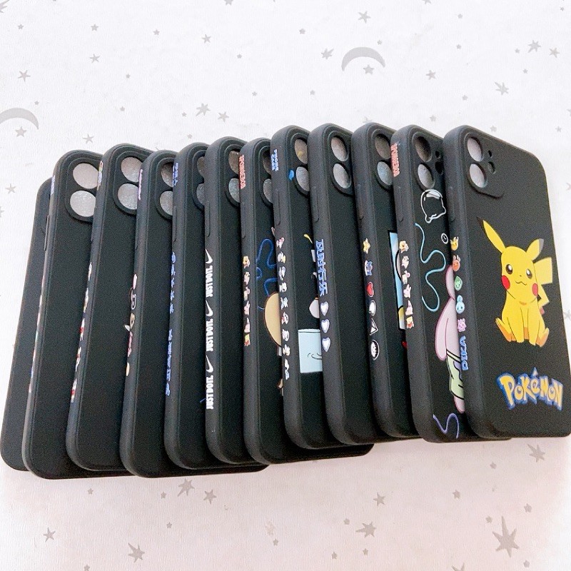 Ốp cạnh vuông chống bẩn dẻo in viền Iphone 11