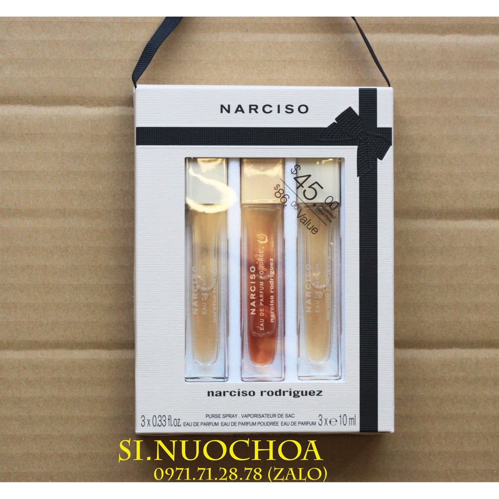 Set Nước Hoa Narciso (3x10ml)