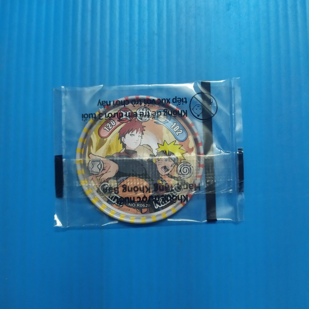 [Một thẻ] Thẻ Toonies Naruto tròn - thẻ leng keng kim loại phiên bản nhóm / song đấu Shippuden phân loại còn seal