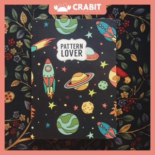 Sổ tay Crabit Pattern Lover - ruột trơn - vũ trụ (1504)