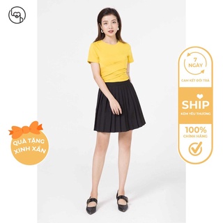 Chân váy ngắn dập ly VIENNETRAN by Leh nhiều màu V62L20Q005