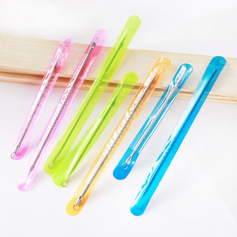 Cây nặn mụn 2 đầu inox không gỉ sử dụng siêu dễ dàng mã TH8159-17