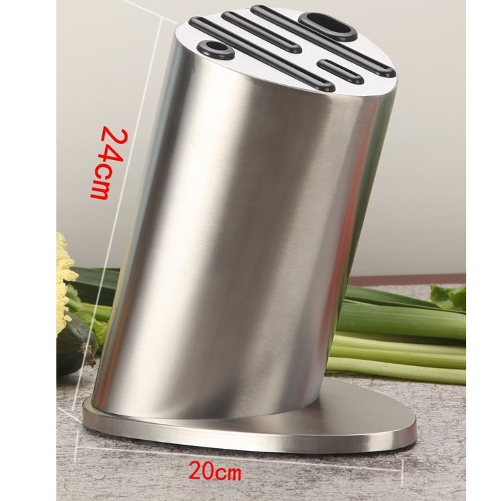 Kệ Để Dao Thớt Inox, Ống Dắt Dao Thớt Inox 304 Không Hoen Gỉ