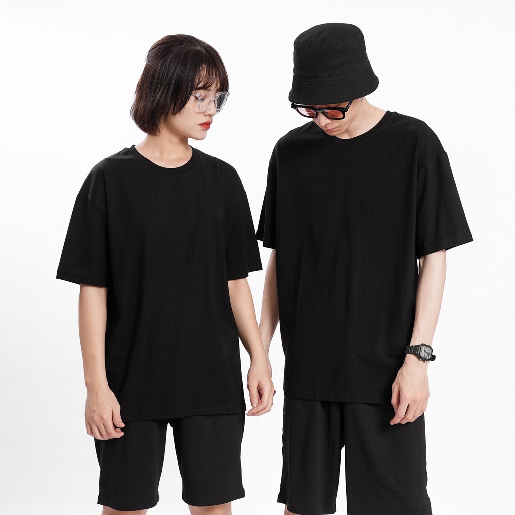 Áo thun unisex Wado basic tee phông trơn nam nữ tay lỡ oversize form rộng 8 màu