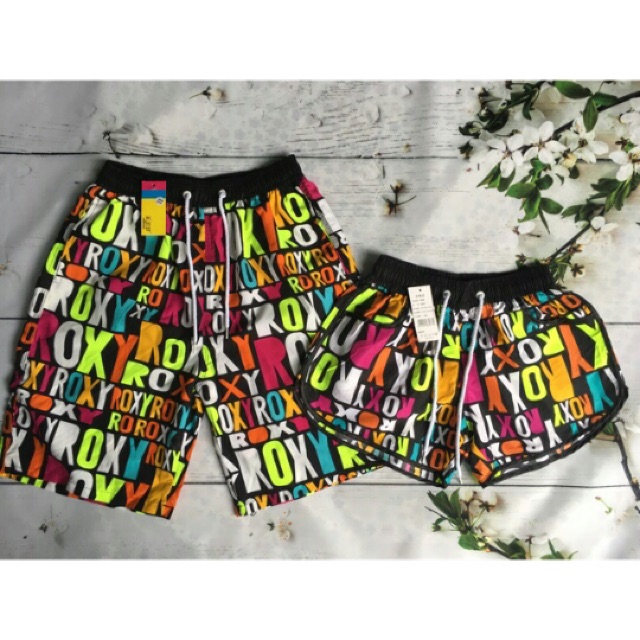 [ HÀNG SẴN+ ẢNH THẬT] Quần cặp đi biển nam nữ