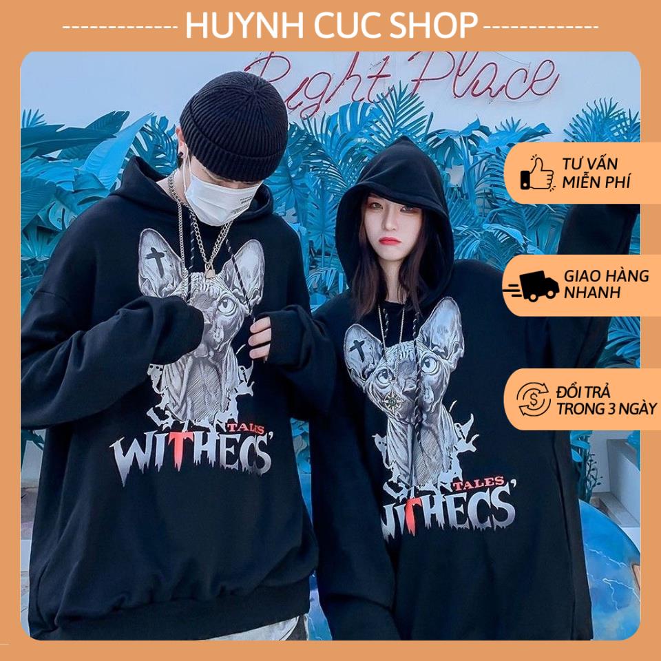 Áo Khoác Nỉ Hoodie IN PHÙ THỦY WITHECS KN16 | BigBuy360 - bigbuy360.vn