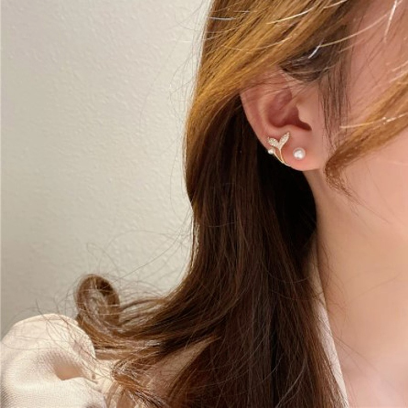 Khuyên Tai Nữ Đính Ngọc Thời Trang Hàn