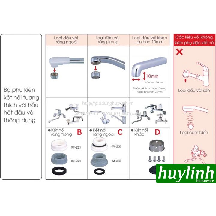 [Mã ELHAMS5 giảm 6% đơn 300K] Máy lọc nước tại vòi Mitsubishi Cleansui ESP801E / EF102