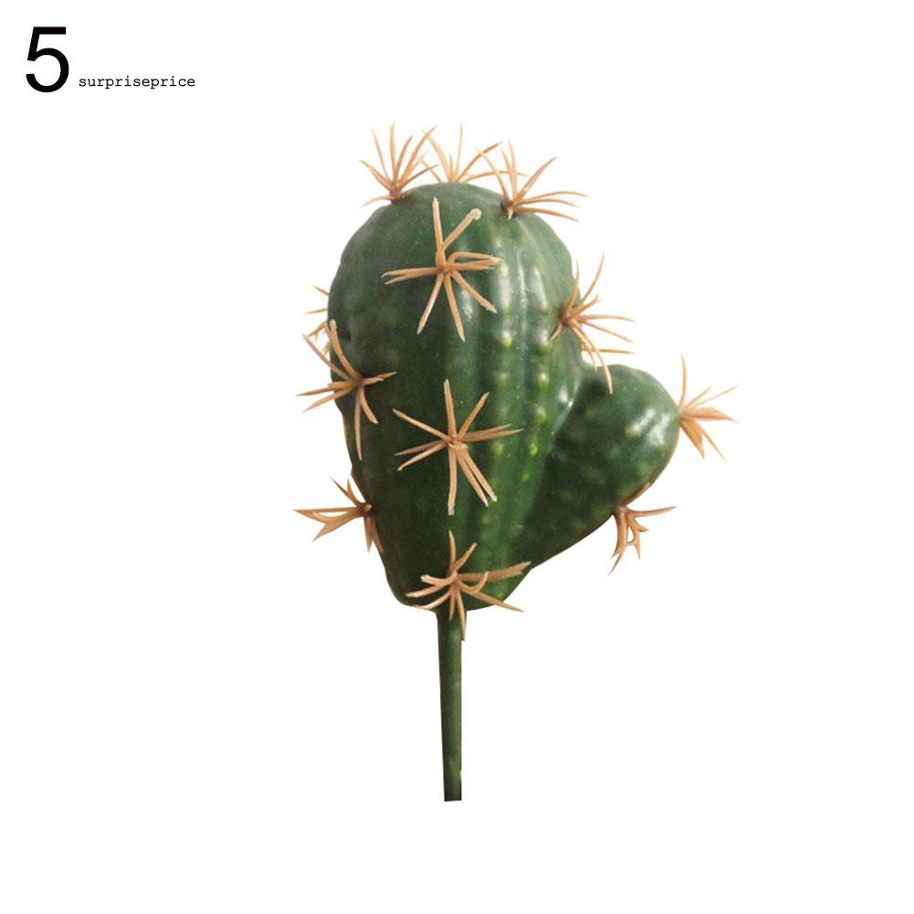 [COD]1Pc Foam Artificial Cactus Succulent Tropical Plant Bonsai Desk Home Party Decor