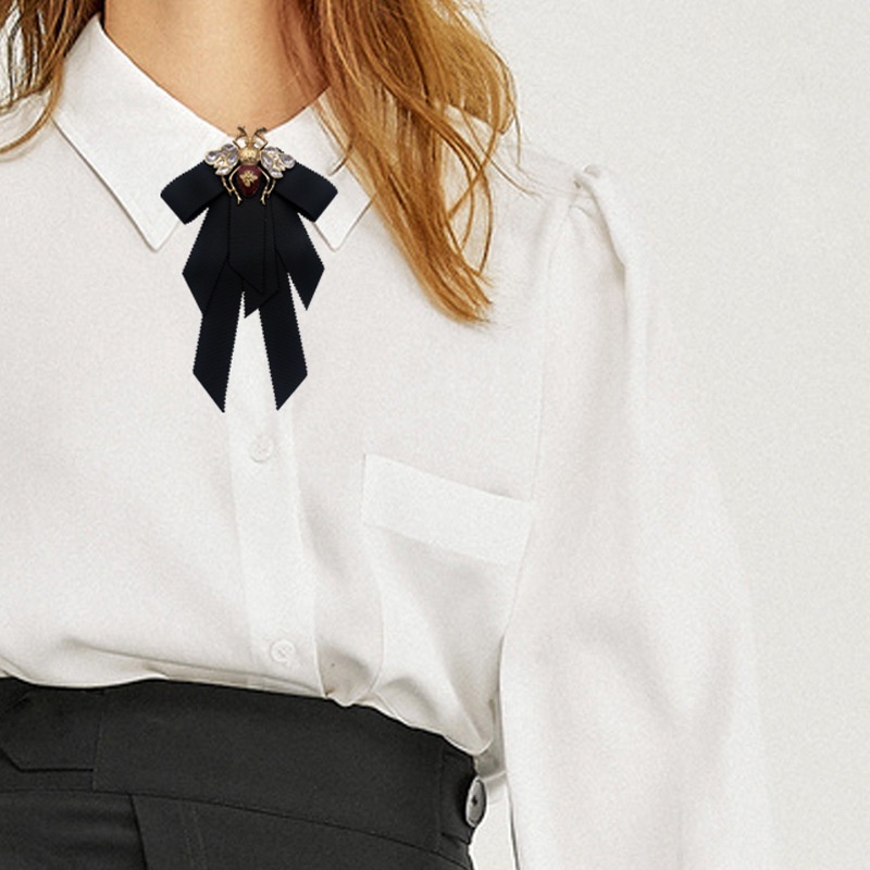 Cà Vạt Nơ Đen Phong Cách Retro Thời Trang Cho Nam Nữ