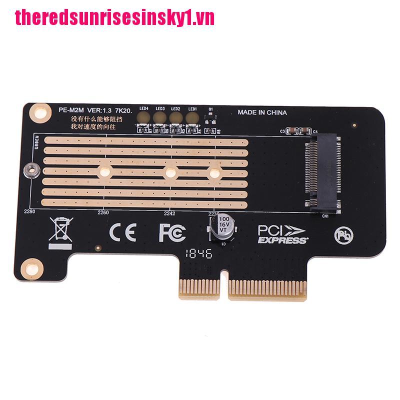 (3C) Giắc Chuyển Đổi M-Key M.2 Nvme / Ngff Ssd Sang Pci-E Pci Express X4 X8 X16