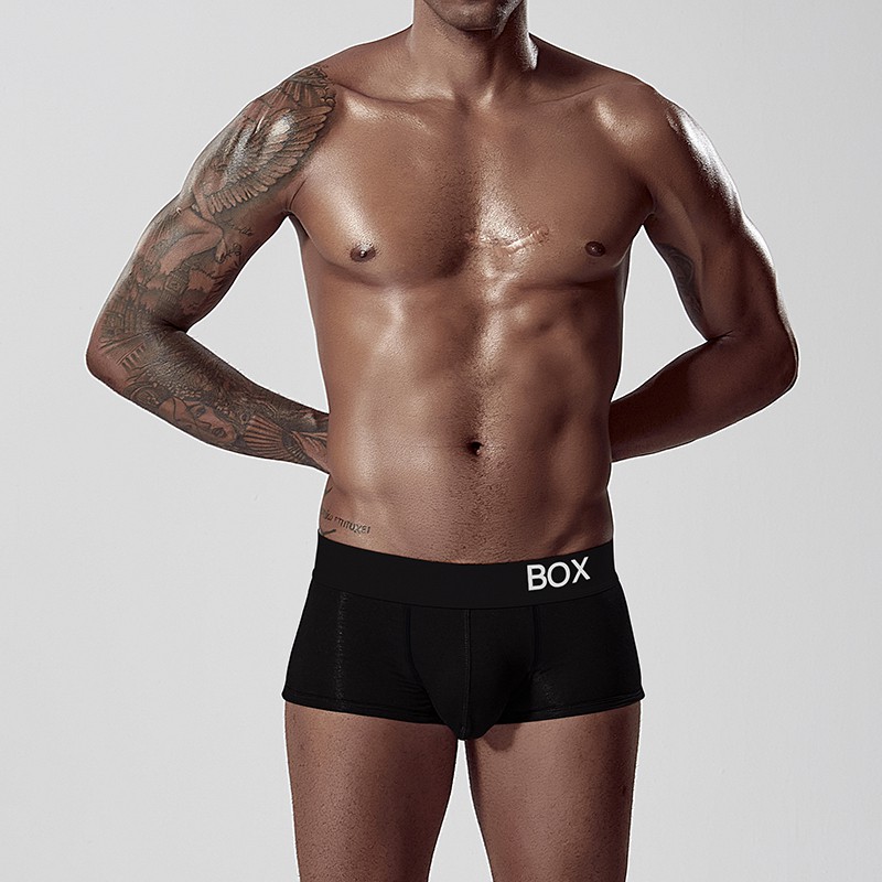 Quần lót cotton ORLVS dạng boxer ngắn in chữ  chất lượng cao dành cho nam OR6602