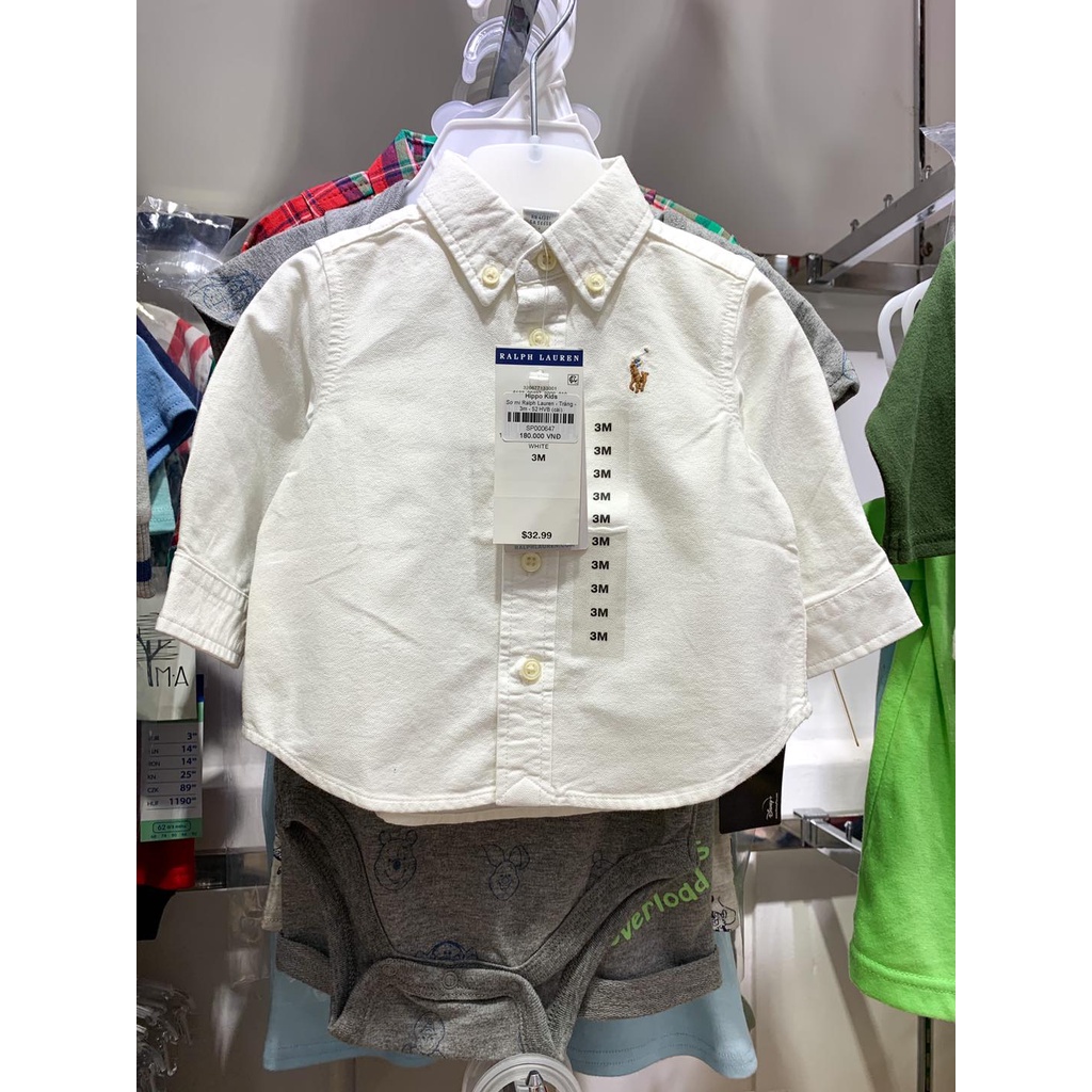 Phong Cách và Đẳng Cấp - Sơ Mi Dài Tay Hàng Hiệu Polo Ralph Lauren Cho Bé Trai!
