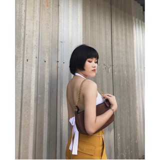 Áo croptop cổ yếm Pony