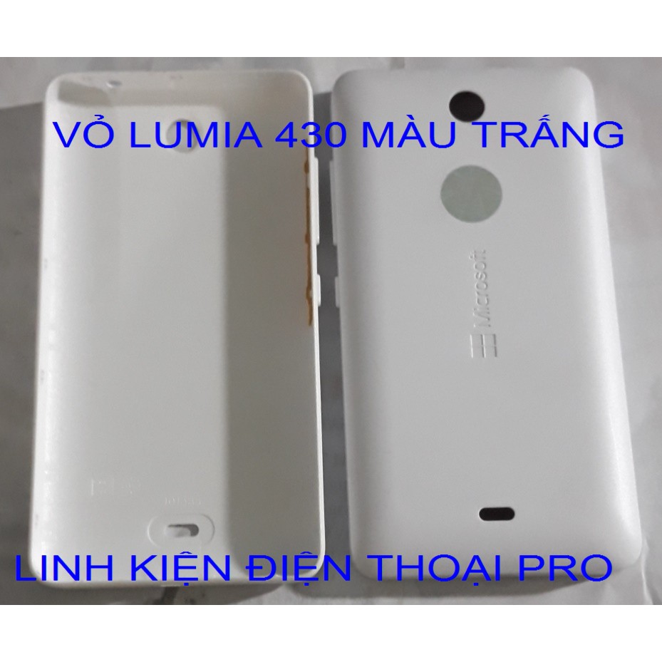 VỎ LUMIA 430 MÀU TRẤNG