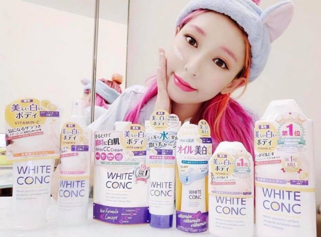 Bộ sản phẩm tắm trắng White Conc