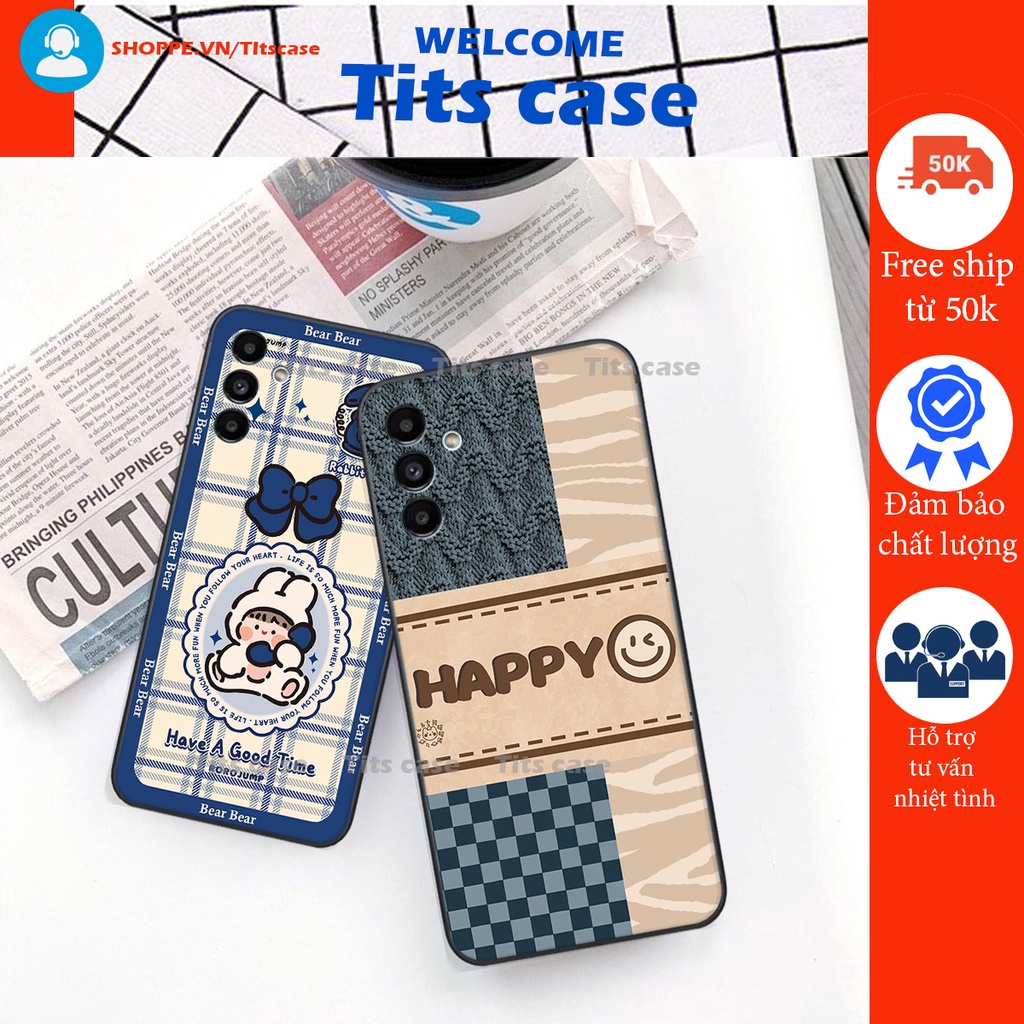 Ốp lưng Samsung Galaxy A13 5G/ A04S/ A14 4G/ 5G/ A24 4G  in hình bò sữa, gấu be@r, cute cực  ĐỈNH -  cực CHẤT-  cực COOL