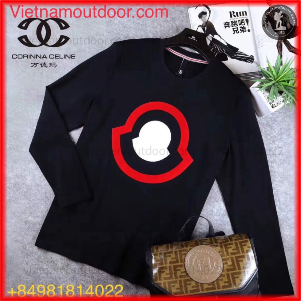 Áo Thun Tay Dài Thu Đông Nam Moncler chất liệu bền bỉ, thoáng mát kiểu dáng thời trang