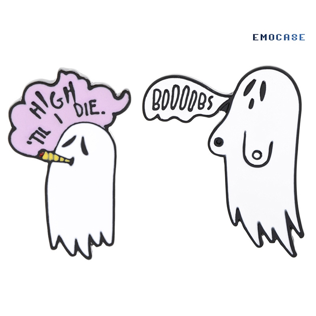 Ghim Cài Áo Hình Ma Halloween Dễ Thương