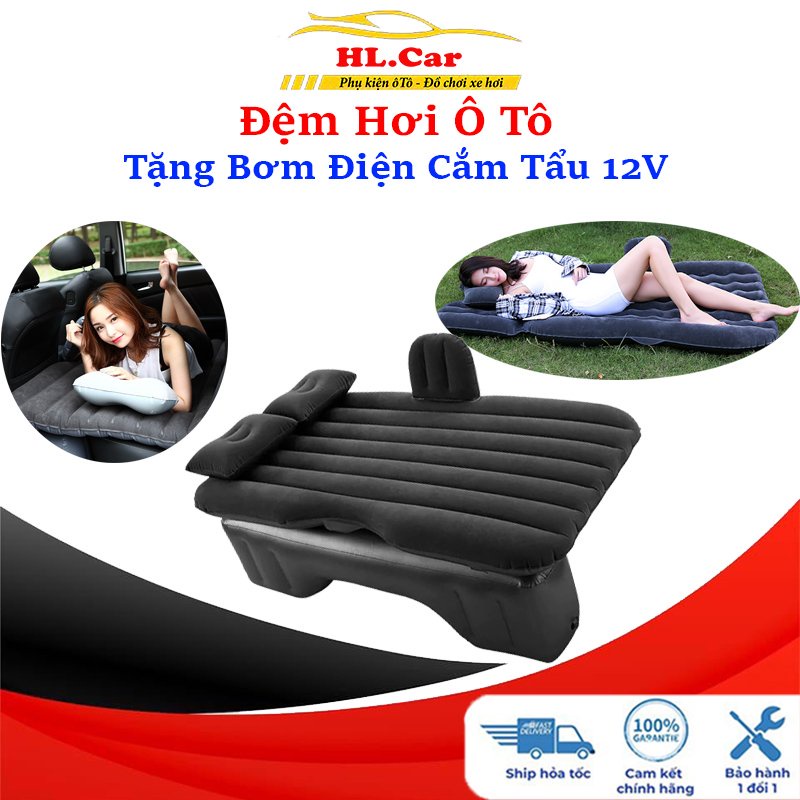 Đệm hơi ô tô,xe hơi chân đế rời - Phù hợp cho các dòng xe 4-7 chỗ và xe bán tải -  TẶNG KÈM PHỤ KIỆN BƠM ĐỆM HƠI