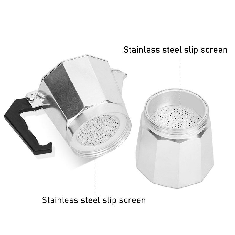 Only HOUSE Ấm Pha Cà Phê Hình Bát Giác Dày Dặn Phong Cách Châu Âu