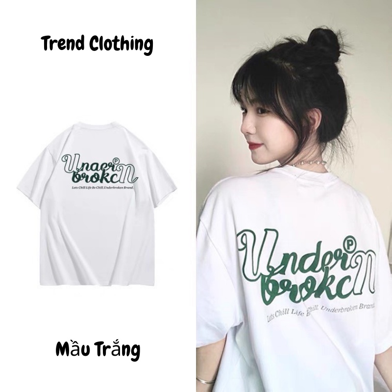 ÁO THUN underbroken bassic local brand, Áo phông tay lỡ tshirt cổ tròn UNISEX nam nữ Cotton over size-Trend Clothing!