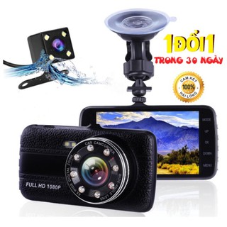 Camera Hành Trình Ôtô X004 trước sau Full HD1080P tích hợp 8 Đèn LED kèm thẻ nhớ NETAC 32G