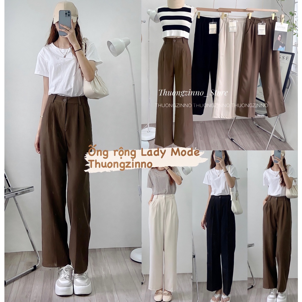 Quần ống rộng”LADY MODE” loại 1 chất lượng cao hàng Quảng Cháu Quần ống rộng chất mướt Hàn Quốc