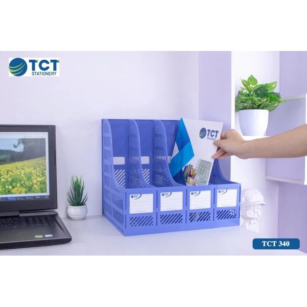 File nan 4 ngăn để tài liệu, giá đựng tài liệu 4 ngăn TCT E340, Kệ để bàn đựng tài liệu cao cấp