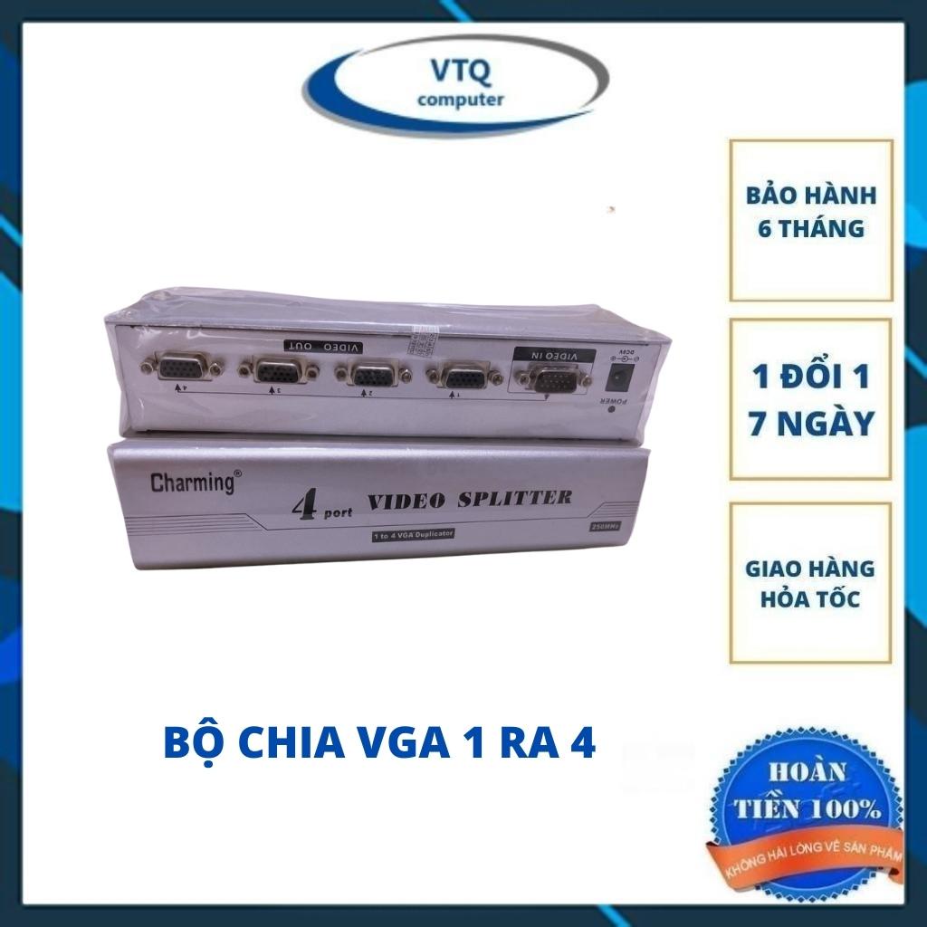 Bộ chia VGA 1 ra 2, 1ra 4, 1 ra 8 hàng chuẩn chất lượng.Bảo hành 6 tháng.shopphukienvtq