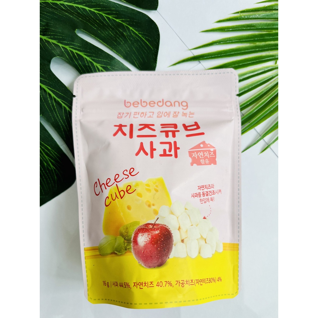 Sữa chua - Phô mai khô ăn dặm cho bé BEBEDANG Hàn Quốc.
