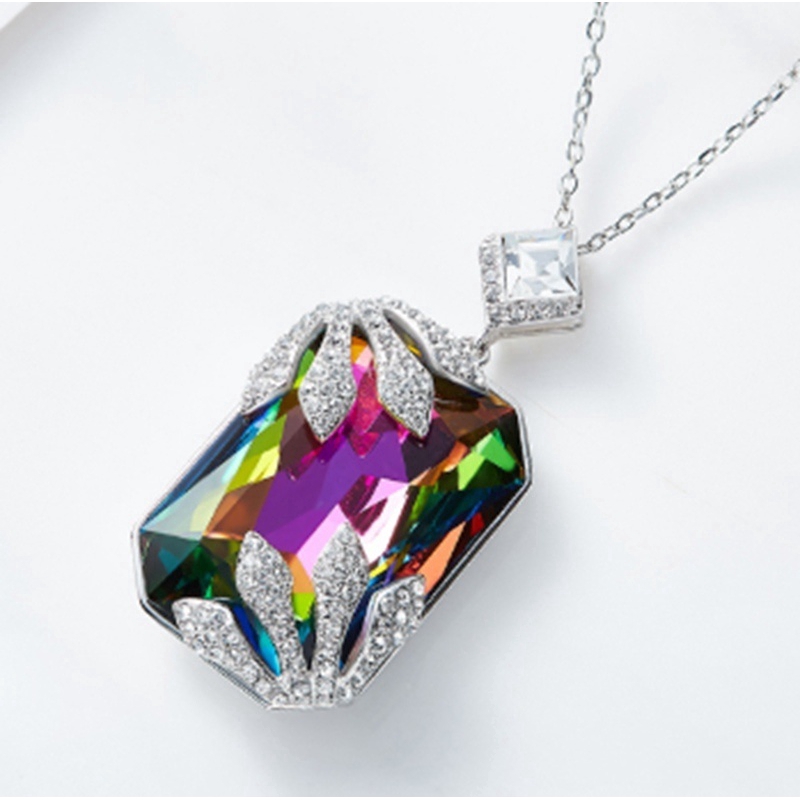 Vòng cổ mặt đá quý phong cách Hàn Quốc cho nữ