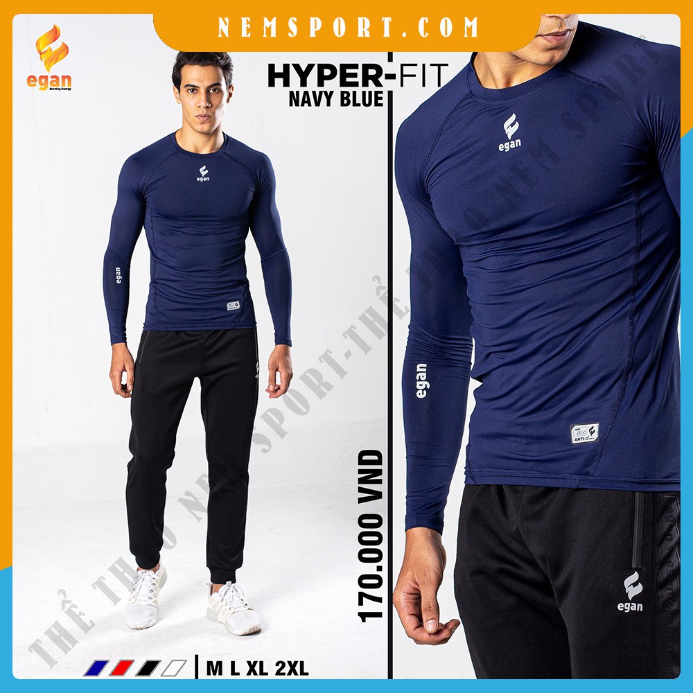 Áo Body Thể Thao Nam, Giữ Nhiệt Chống Nắng Cao Cấp HYPERFIT EGAN