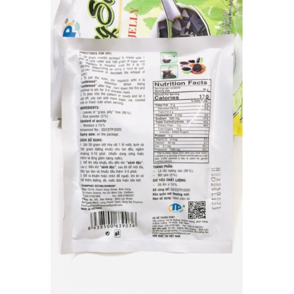 Bột Sương sáo Đen Trắng Thuận phát Gói 50g