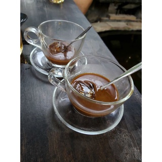 Bộ 6 tách trà, cafe thủy tinh 230ml, ly cốc trà cafe 230ml