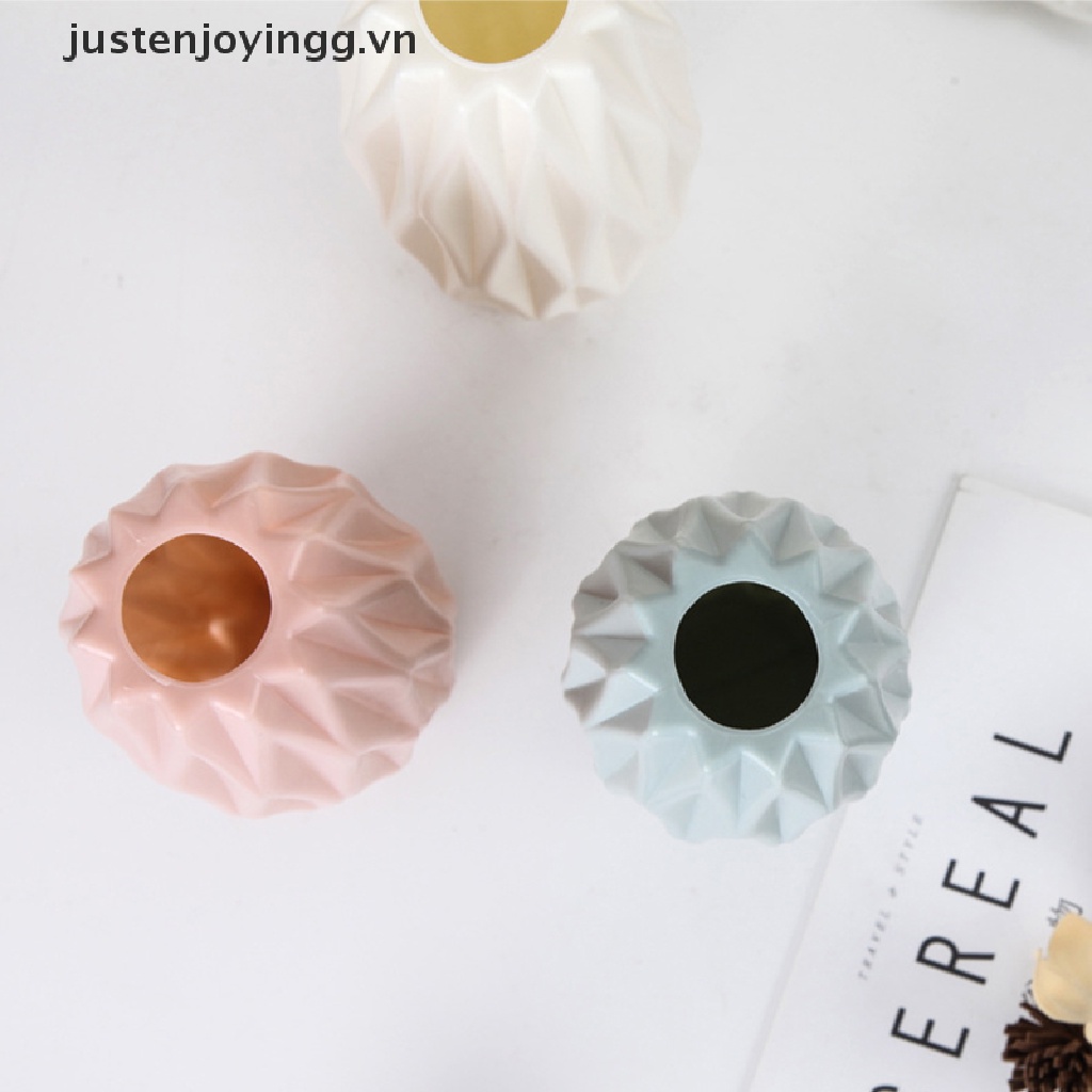 Bình Hoa Nhựa Giả Gốm Phong Cách Châu Âu