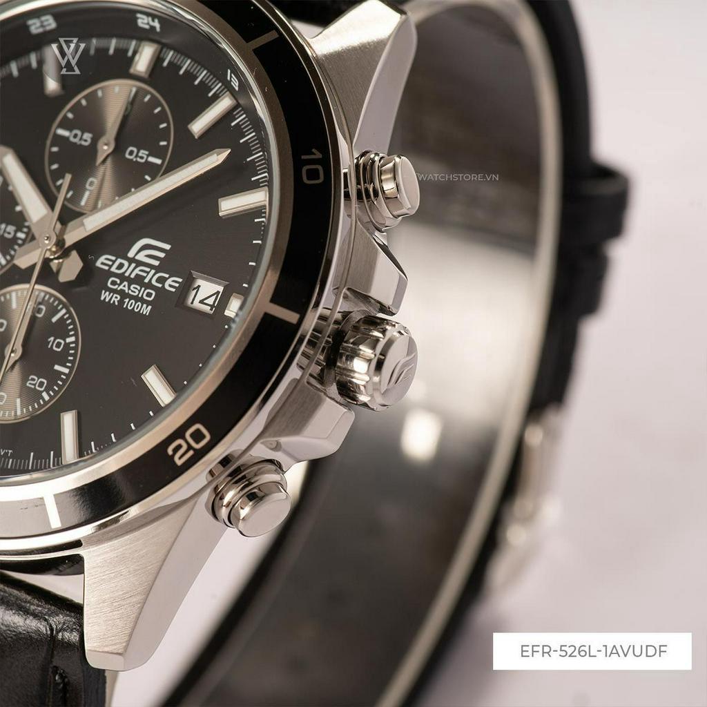 Casio WATCHSTORE EFR-526L-1AVUDF - Đồng Hồ Nam - Pin / Quartz - Kính Khoáng - Size Mặt 43.8mm - Bảo Hành 5 Năm