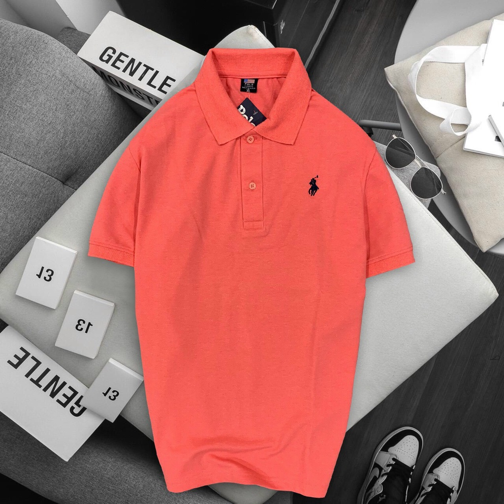 Áo Polo nam Kỵ Sĩ vải Cotton cá sấu cao cấp xuất xịn dệt bo dày dặn chuẩn form áo thun cổ bẻ tay ngắn