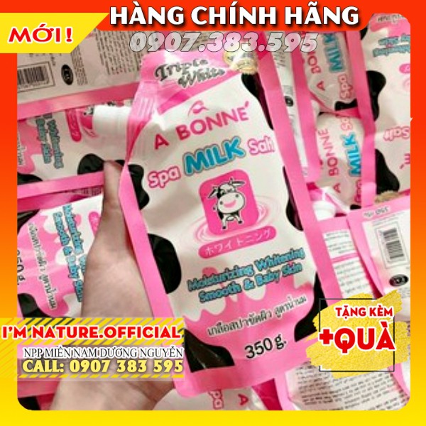 Muối Tắm Sữa Bò Tẩy Tế Bào Chết A Bonne Spa Milk Salt Thái Lan 350gr