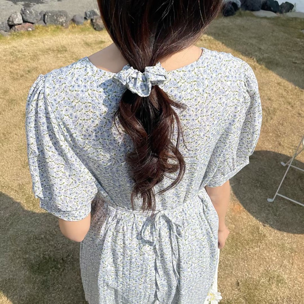 Váy hoa nhí cổ vuông VKE 1012-2 Ulzzang style🌸 Hàng Quảng Châu