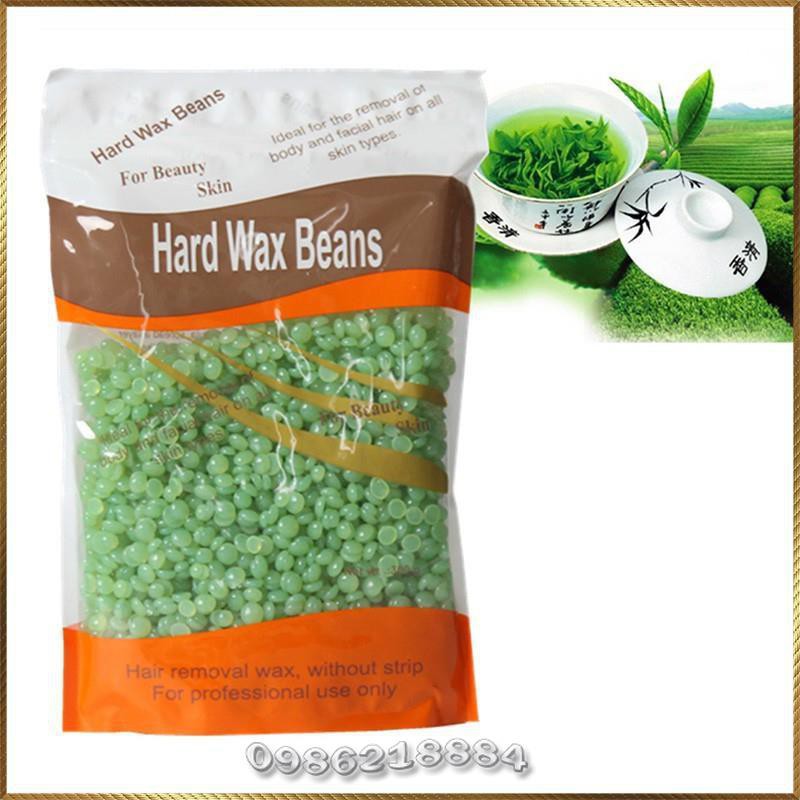 (Free que gỗ) Sáp wax lông nóng dạng hạt đậu Viên Hard Wax Beans 100g HWB6