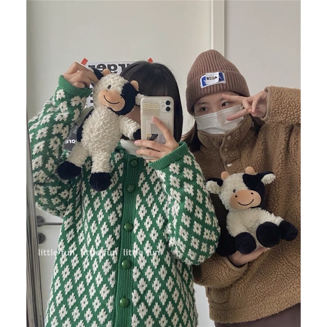 Gấu bông hình bò sữa đáng yêu