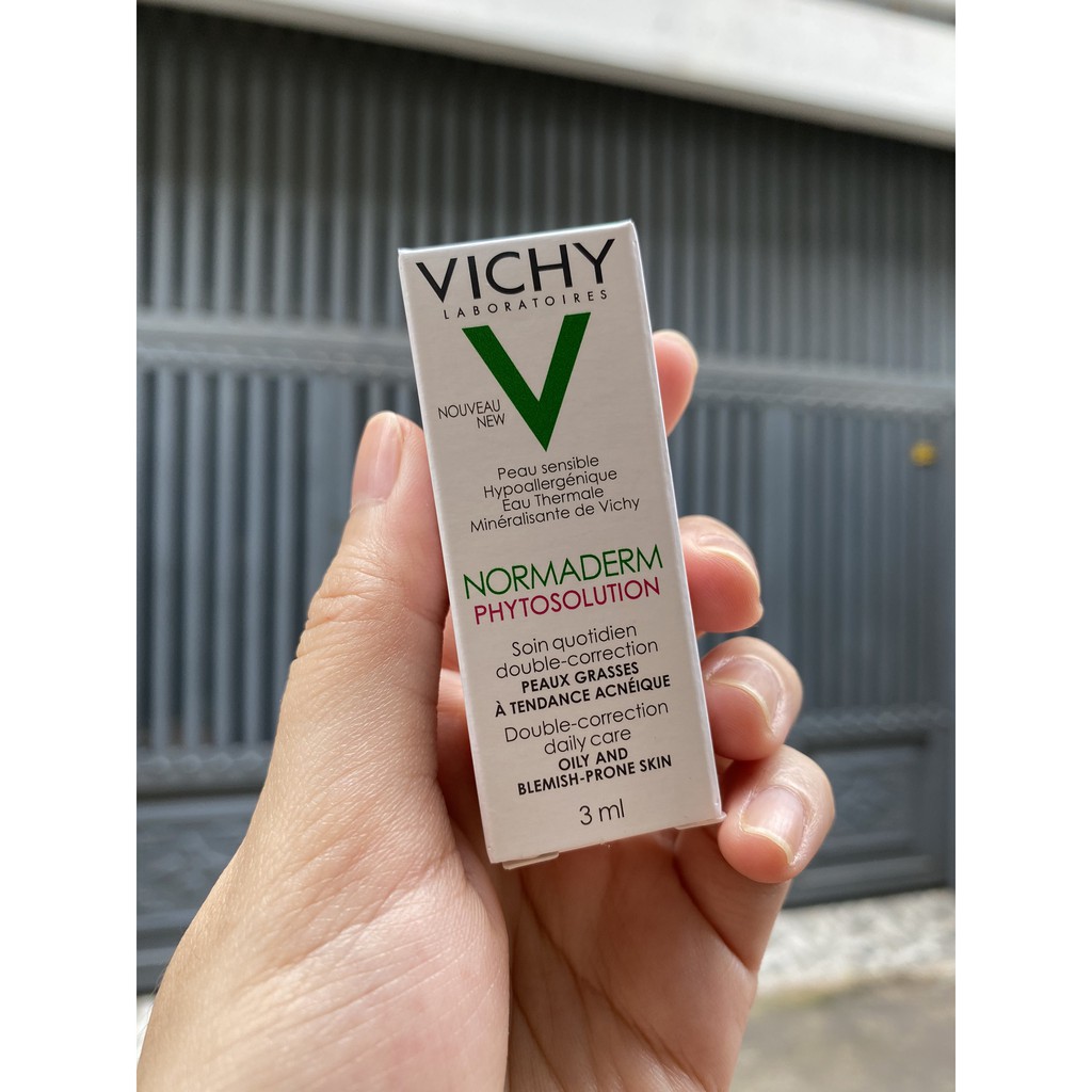 [Mini size 3ml] Vichy - Kem dưỡng dạng gel sữa dành cho da mụn với tác động kép Vichy 3ml