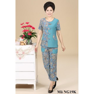 Bộ đồ mặc nhà cho người trung niên, người lớn tuổi NG19 NG19K