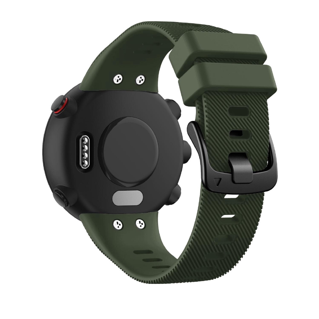 Dây Đeo Thay Thế Chất Liệu Silicon Thiết Kế Sọc Gân Nổi Cho Garmin Swim 2 / Garmin forerunner 45