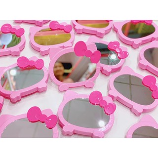 Gương soi trang điểm, chải tóc Hello Kitty